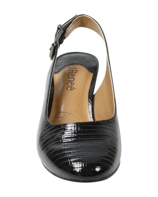 J. Reneé Black Malree Slingback Pump