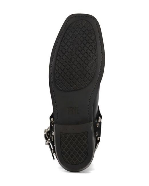Frye Black Conway Moto Harness Boot for men
