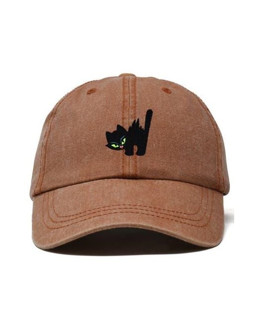 Alix Brown Blink Cat Dad Cap