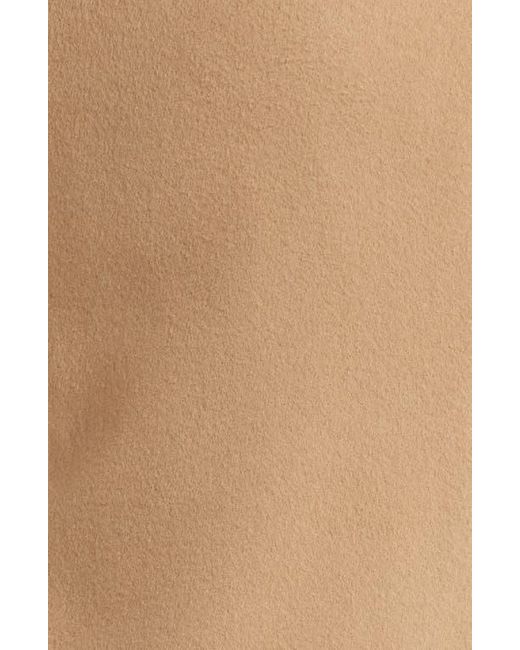 Fleurette Natural Italian Wool Notched-Collar Coat
