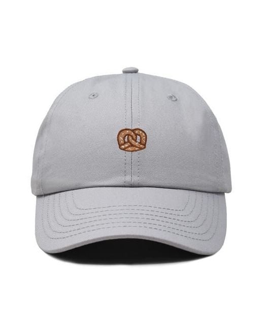 Alix White Pretzel Dad Cap