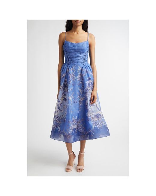 zimmermann picnic tiered silk dress ZIMMERMANN | Mahon Picnic Linen Dress | Women
