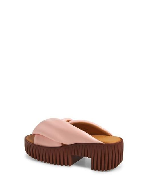 4Ccccees Pink Plia Anda Platform Sandal