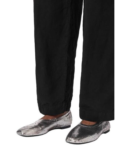 AllSaints Gray Hailee Flat