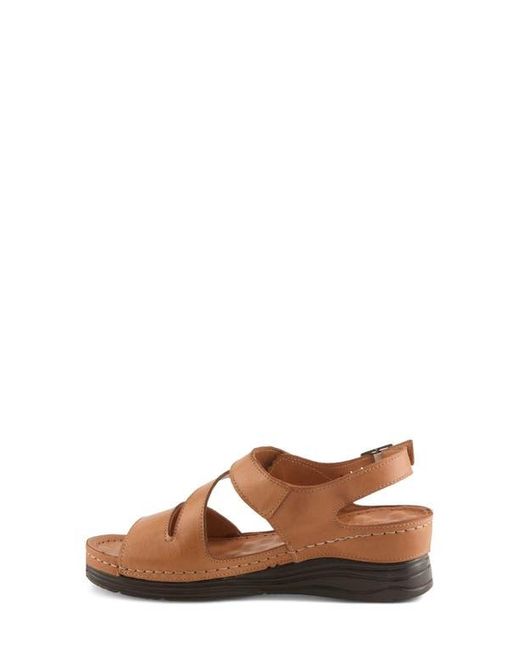 Spring Step Brown Griggs Platform Sandal