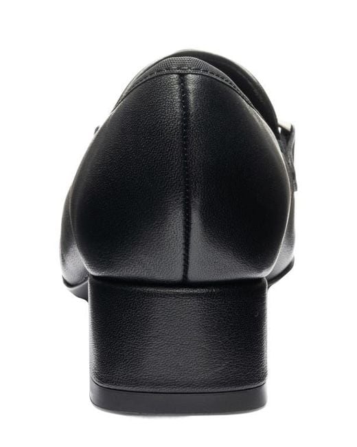 Ara Black Giza Loafer Pump