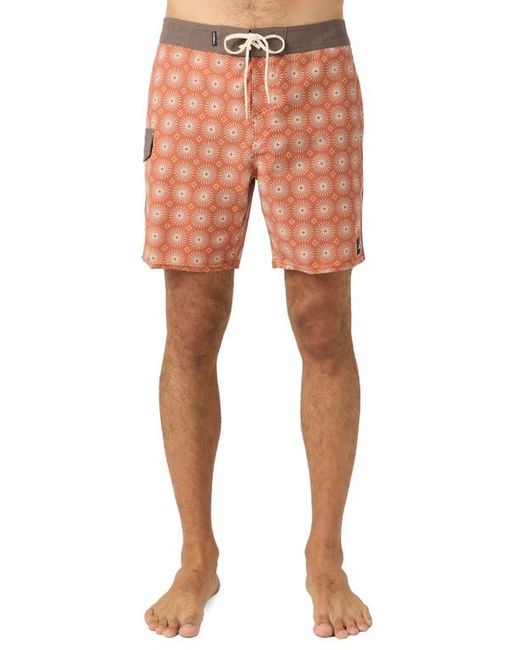 O'neill Sportswear Orange Line-Up 17 Board Shorts for men