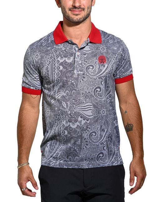 Maceoo Blue Mozart Static Polo for men
