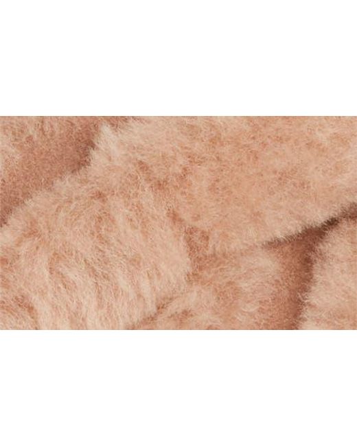 Ugg Pink Scuffita Genuine Shearling Slide Slipper