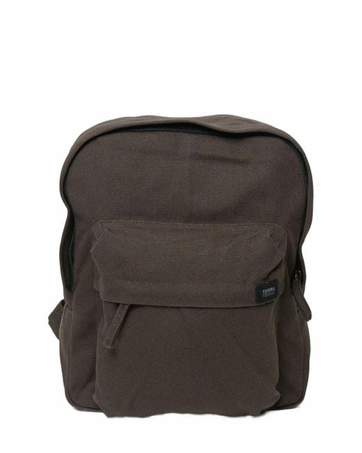 Terra Thread Black Organic Cotton Mini Backpack