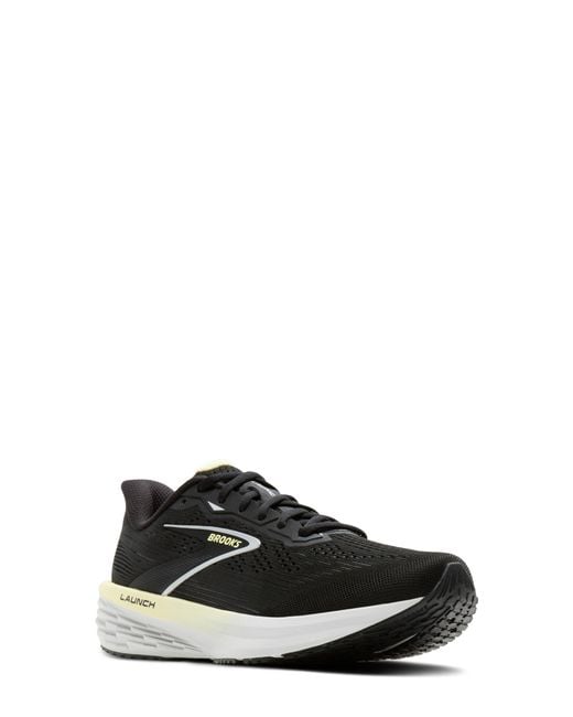 Brooks Black Launch 12 Running Sneaker