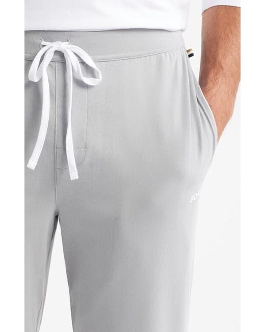 Boss Gray Mix Match Stretch Cotton Pajama Pants for men