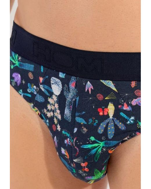 Hom Blue Cactée Mini Briefs for men