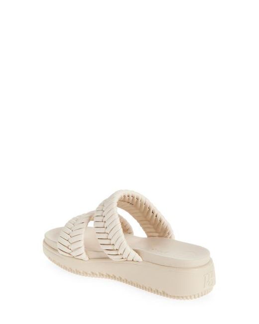 Paul Green Natural Ashton Platform Slide Sandal