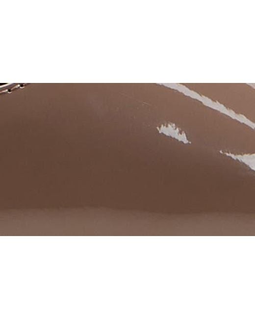 Mango Brown Court Pointed Toe Pump