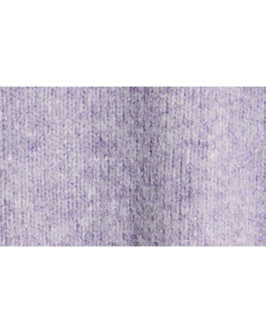 Elwood Purple Hooded Zip Cardigan for men