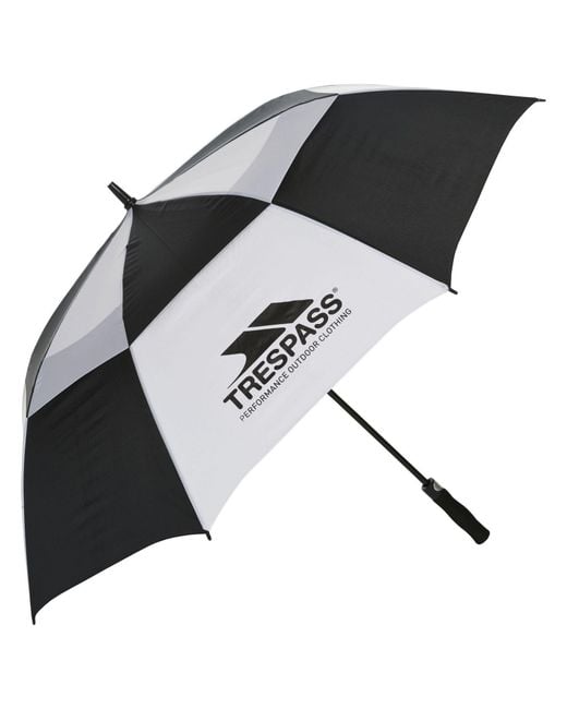 Trespass Black Catterick Automatic Umbrella