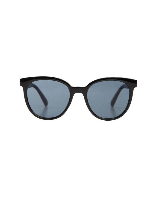 Mango Blue Modified Round Sunglasses