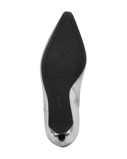 Vince Camuto White Quinley Pointed Toe Bootie