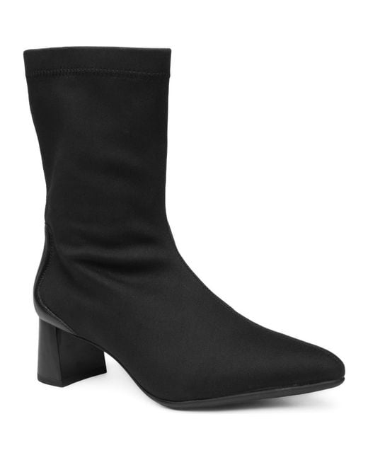 Ara Black Arbor Pointed Toe Bootie