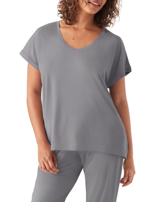 True & Co. Gray Any Wear Relaxed T-shirt
