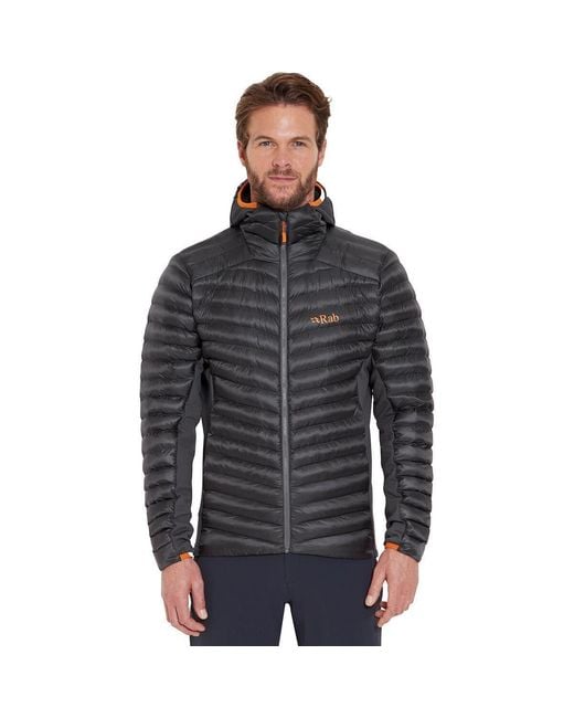 Rab Gray Cirrus Flex Hooded Jacket for men