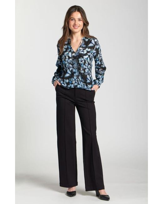 Apny Blue Printed Top
