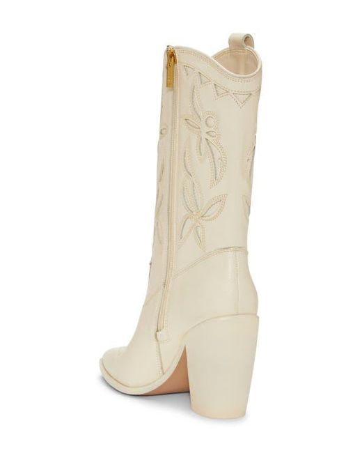 Vince Camuto White Alisah Embellished Boots