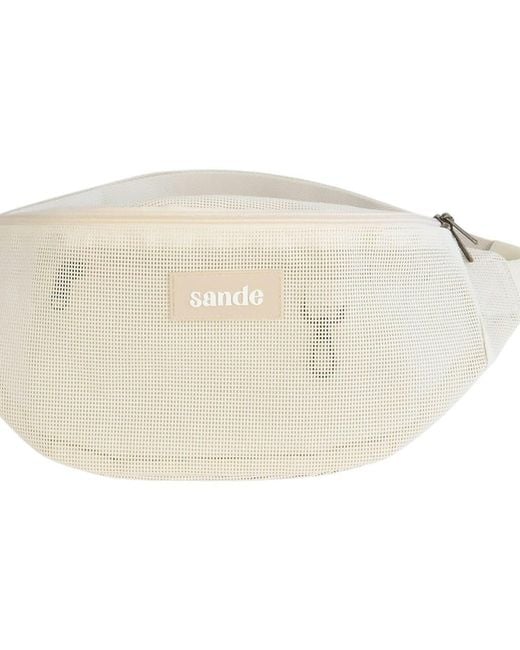 Sande White Essentials Crossbody Bag