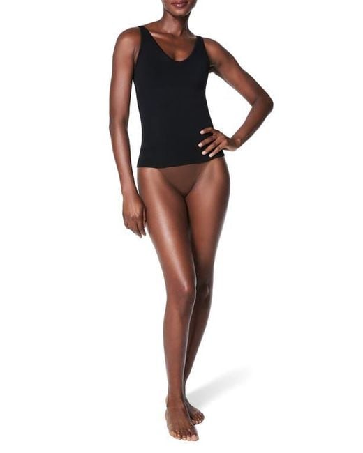 Spanx Black Spanxsculpt Seamless Power Tank