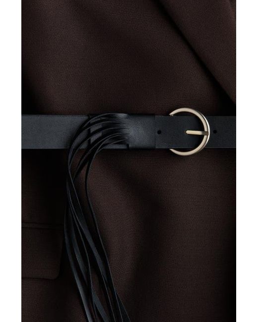 H&M Black Belted Blazer