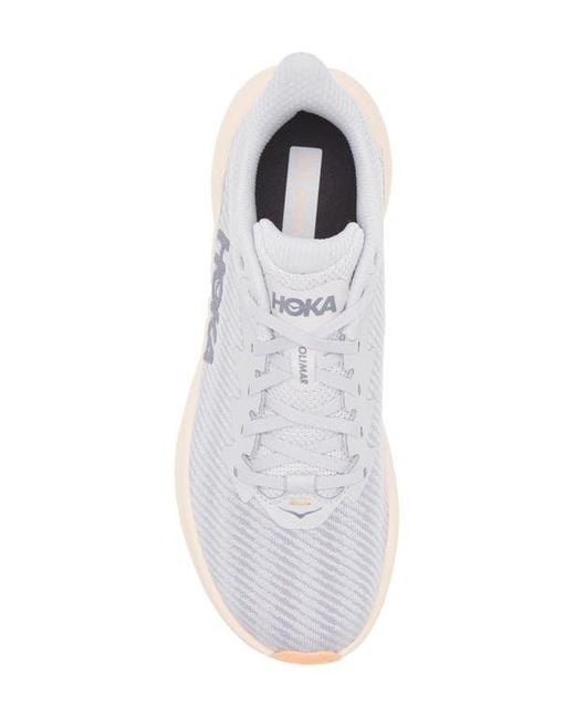 Hoka One One White Solimar Running Shoe