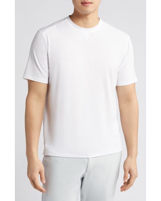 Johnnie o Course Performance T shirt in White for Men Lyst Johnnie o Course Performance T shirt in White for Men Lyst