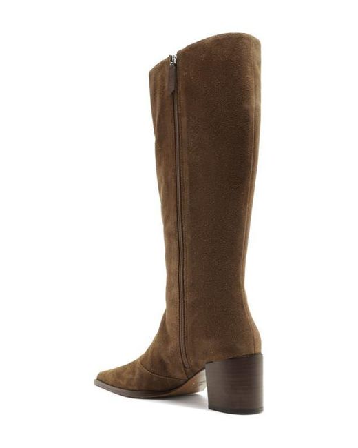 SCHUTZ SHOES Brown Raffaela Up Mid Boot
