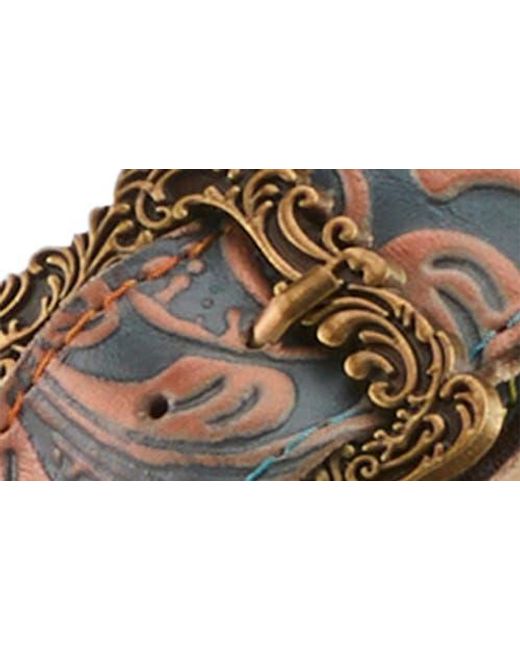 Spring Step Brown Astra Slide Sandal