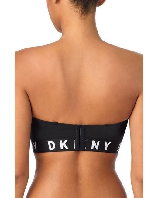 DKNY Black Cozy Removable Strap Wireless Bra