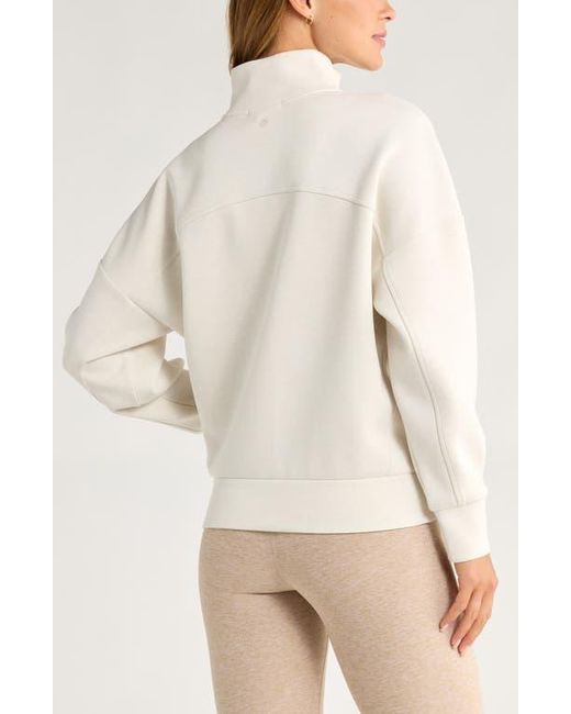 Zella Natural Ultrasoft Half Zip Pullover