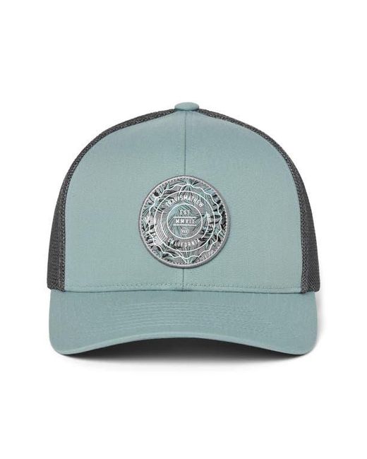 Travis Mathew Blue The Patch Floral Baseball Cap for men