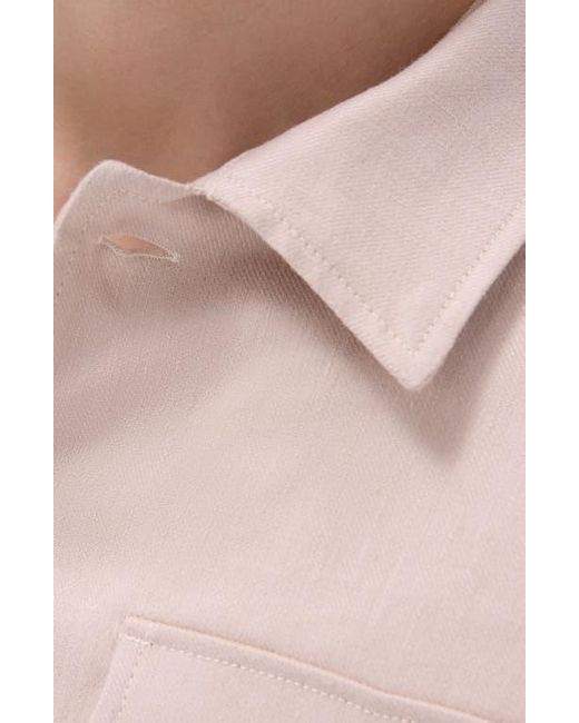Bugatchi Multicolor Linen Blend Safari Jacket for men