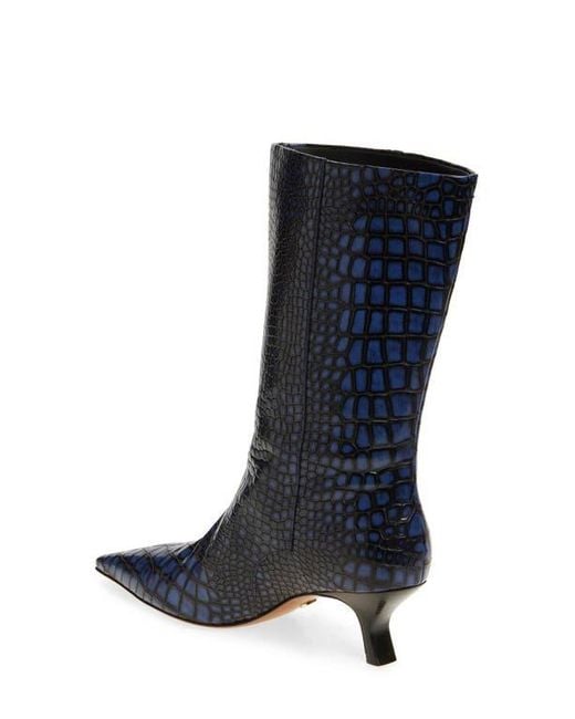 Rag & Bone Blue Mott Pointed Toe Boot