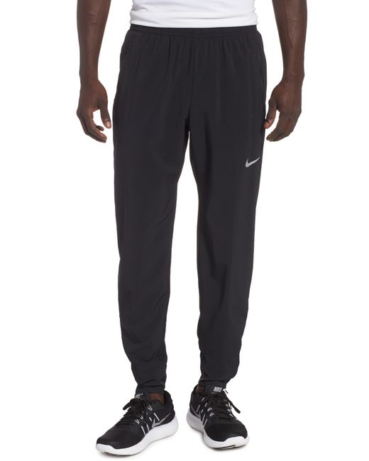 Nike Black Essential Woven Track Pants for men