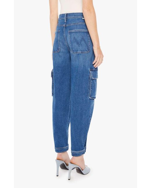 Mother Blue The Curbside Barrel Cargo Pants