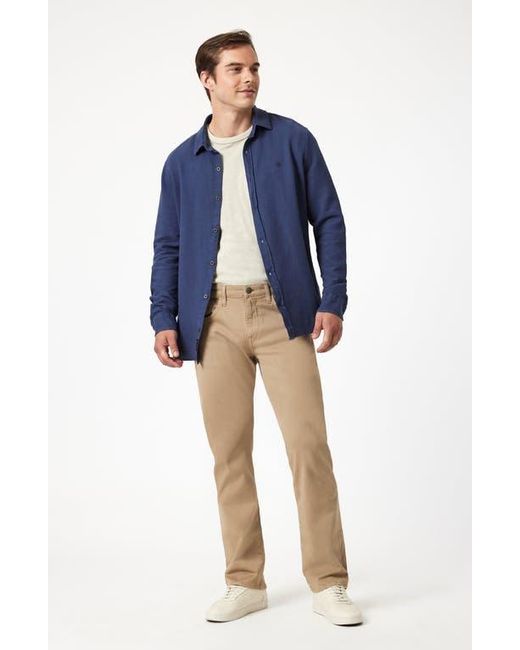 Mavi Natural Zach Straight Leg Twill Pants for men