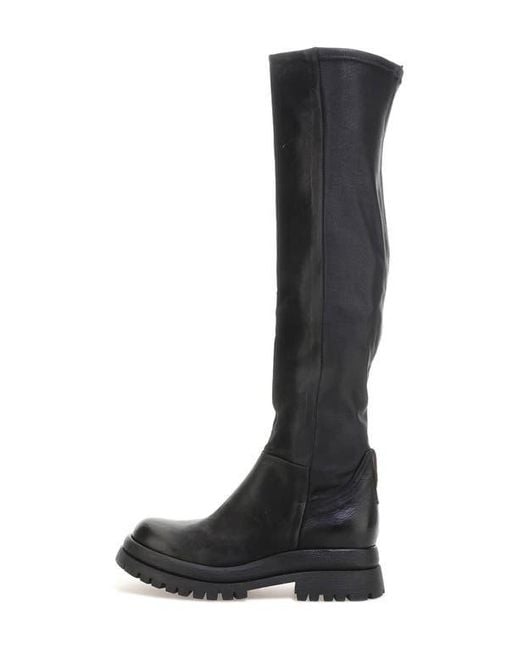 A.s.98 Blue Devy Over The Knee Boot