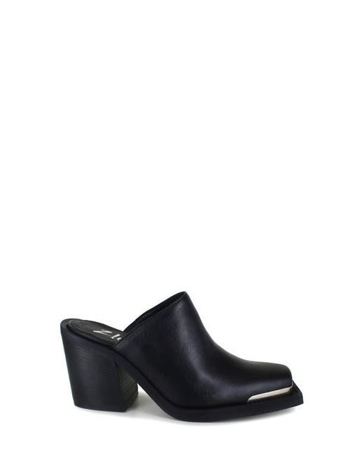 Zigi Black Macci Platform Mule
