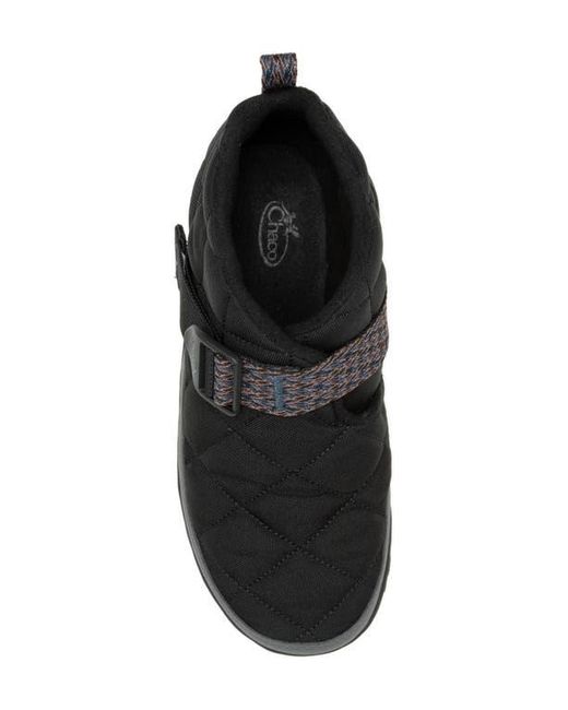 Chaco Black Ramble Rugged Puffer Slip-On
