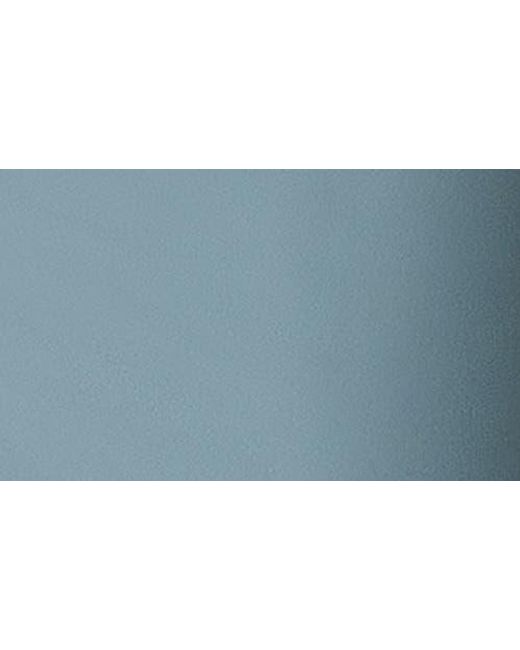 Steve Madden Blue Mo Funnel Neck Matte Jersey Dress