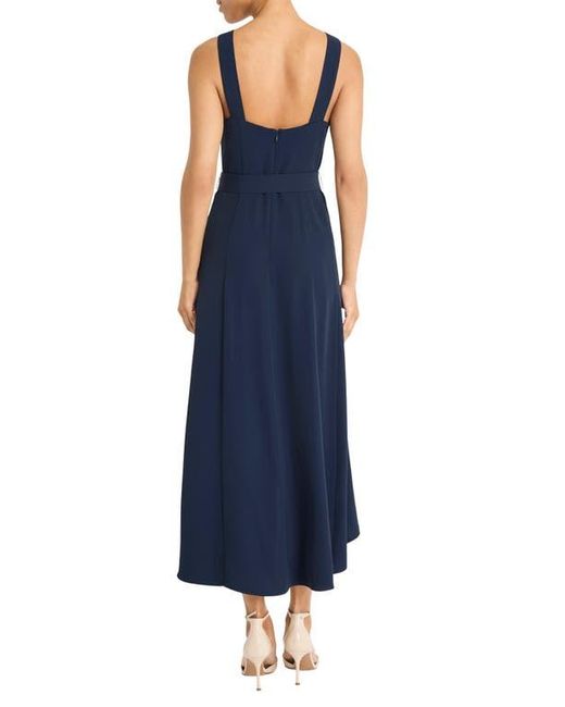Robe Cocktail Maggy London Taille 10 - Bleue - Longueur Moyenne - Occasion Très Bon État - Doux