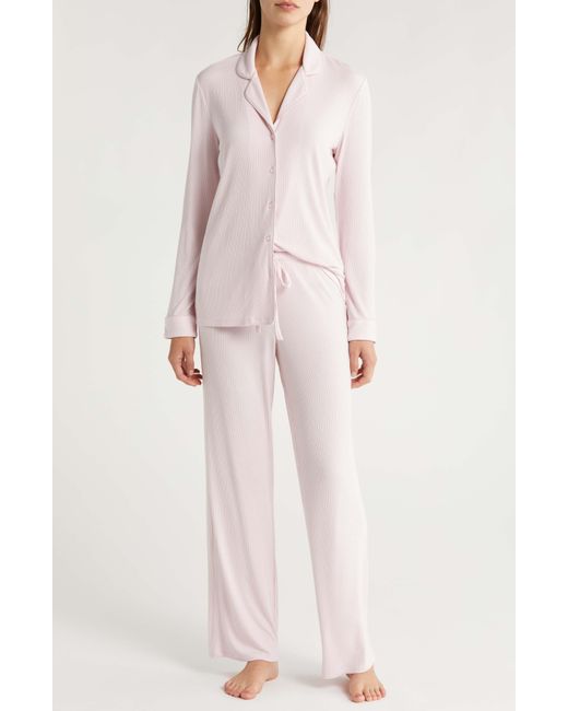 Nordstrom Pink Moonlight Eco Easy Rib Pajamas