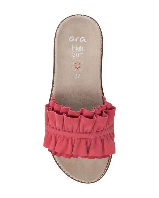 Ara Pink Keyes Slide Sandal